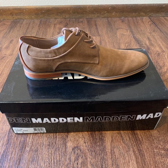 New Steve Madden M-Dillon Cognac Sui Size 8 - Picture 3 of 6
